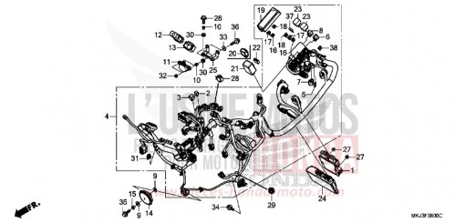 WIRE HARNESS CB1000RAJ de 2018